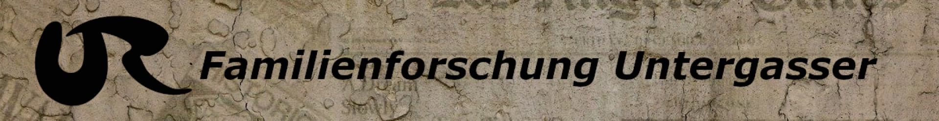 Familienforschung Untergasser
